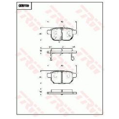 TRW DTEC Brake Pads