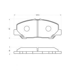 TRW DTEC Brake Pads