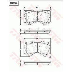 TRW DTEC Brake Pads