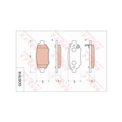 TRW DTEC Brake Pads
