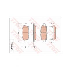 TRW DTEC Brake Pads
