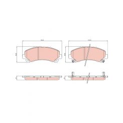 TRW DTEC Brake Pads