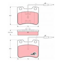 TRW Brake Pads