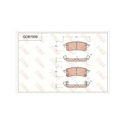 TRW DTEC Brake Pads