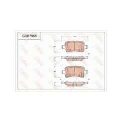TRW DTEC Brake Pads