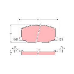 TRW DTEC Brake Pads