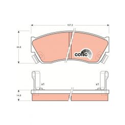 TRW DTEC Brake Pads