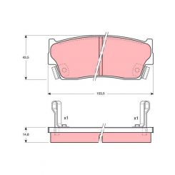 TRW DTEC Brake Pads