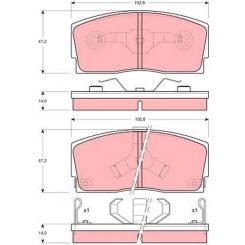 TRW DTEC Brake Pads