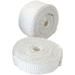 Aeroflow Exhaust Insulation Wrap 1 Inch Wide, 50ft Length White