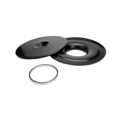 Allstar Performance Aluminum Flat 14" Air Cleaner Kit Black