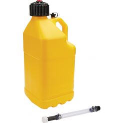 Allstar Performance Utility Jug 5 Gal w/ Filler Hose Yellow