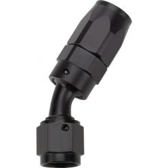 Allstar Performance Reusable Hose End Black 30 Degree Elbow -6AN
