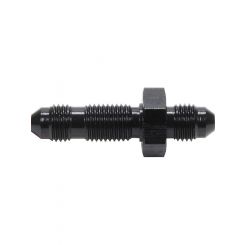 Allstar Performance Straight Bulkhead Adapter -4 Black Pack of 10