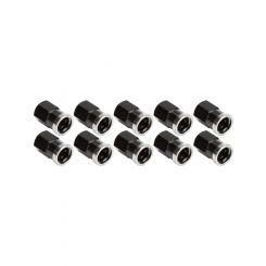 Allstar Performance Quick Change Cover Nuts Short Black Pack of 10