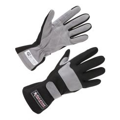 Allstar Performance Racing Gloves SFI 3.3/1 S/L Black/Gray Large