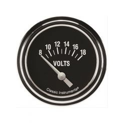 Classic Instruments Hot Rod Volt Gauge 2-5/8 Short Sweep