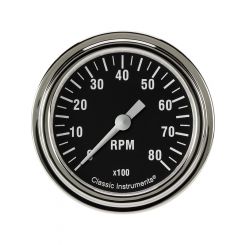 Classic Instruments Hot Rod Tachometer 2-5/8 Full Sweep