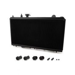 CSF Cooling Radiator with K-Swap Black For 92-00 Honda Civic