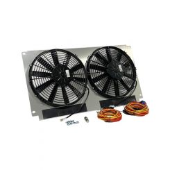 Dewitts Dual Eclectic Fan Kit For 66-67 Chevelle 2200cfm