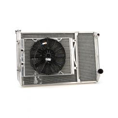 Fluidyne Radiator DBL 29x18 with Oil Cooler Fan and Fill Neck