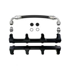 Deatschwerks Billet Fuel Rails with Crossover For GM LSA/LS9