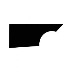 Fivestar Quarter Panel Dirt Right Side Black