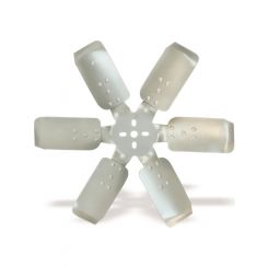 Flex-A-Lite 17in Belt Driven Race Fan Aluminum Silver
