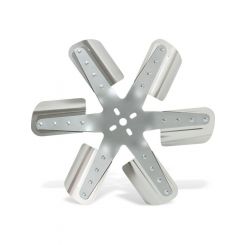 Flex-A-Lite 17in Serpentine Fan Silver
