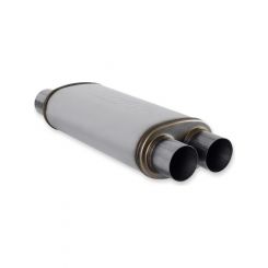 Flowmaster Muffler 3-1/2 Inlet 2-1/ 2 Dual Outlet