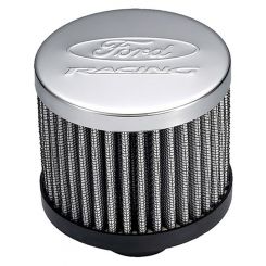 Ford Performance Valve Cover Breather with Steel Top Chrome