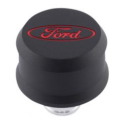 Ford Performance Valve Cover Breather with Slant Edge Aluminum Black