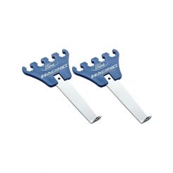 Ford Performance Spark Plug Wire Looms Pack of 2 Chrome 4-Wire