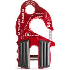 Factory 55 Ultrahook Winch Hook with Shackle Mount Red