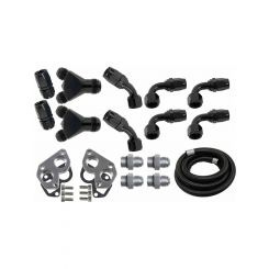 ICT Billet AN Radiator Hose Kit Electric Water Pump