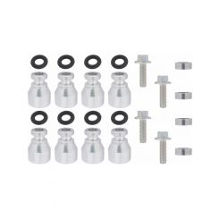 ICT Billet Fuel Injector Spacer Set of 8 Truck Intake Manifold