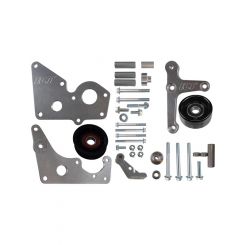 ICT Billet Low Mount Alternator/Power Steering For LS Corvette
