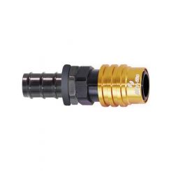 Jiffy-Tite 8an Socket Push Lock Hose End Valved