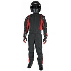 K1 Racegear Precision II Driving Suit 6X- Small Black/Red