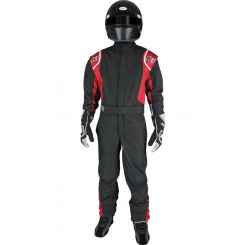 K1 Racegear Precision II Driving Suit X- Small Black/Red