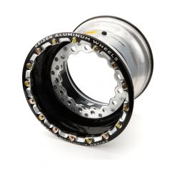 Keizer Wheel 15x13x5 Wide 5 Black Inner Beadlock Modular