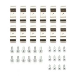 Keep It Clean 1/2in Stainless Steel Double Line Clamps Pack of 12