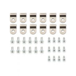 Keep It Clean 3/16in Stainless Steel Single Line Clamps Pack of 12