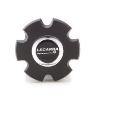 Lecarra Billet Horn Button Black Lecarra Logo