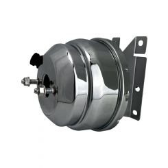 Leed Brake Booster 8in Dual Chrome For 73-91 GM P/U