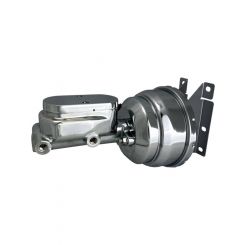 Leed Brake Booster 8in Dual Chrome For 73-87 GM P/U