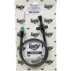 Lokar Transmission Dipstick 6L80 Fire Wall Mount SS Housing
