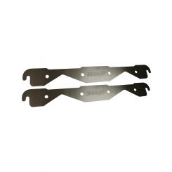 Moroso Storage Block Off Exhaust Plates For SBC 23 Deg Heads