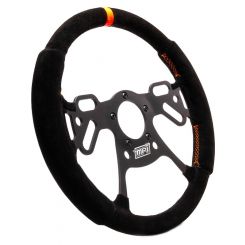 MPI USA Drag Steering Wheel 12in Suede Pad Switch Holes