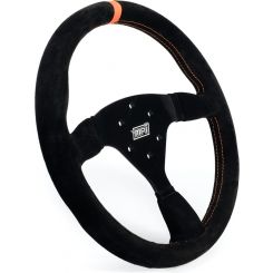 MPI USA Track Day Steering Wheel 14in Flat Suede